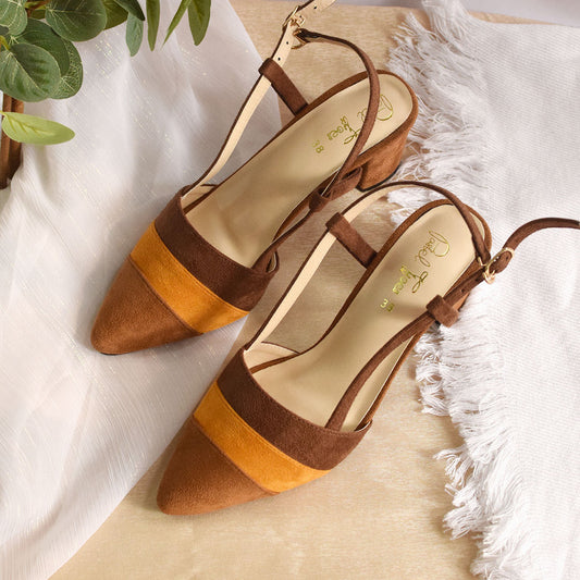 Fizzy Court Shoes - Mustard