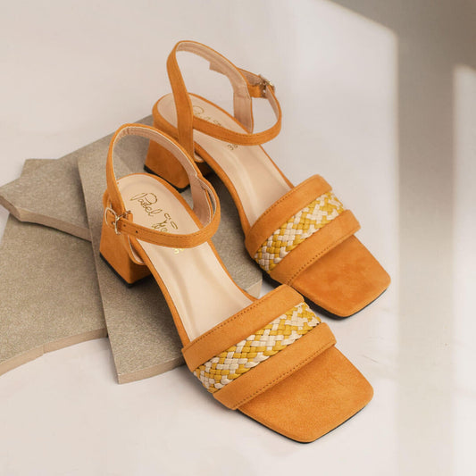 Braided Sandal - Yellow