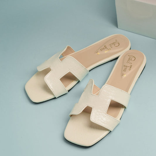 Textured Slides - White