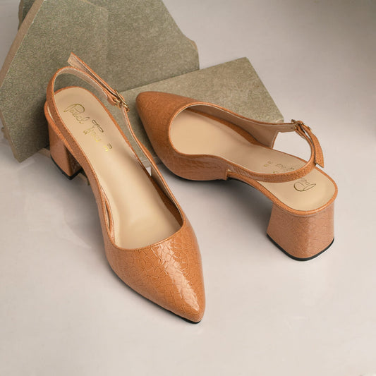 Sizzling Slingback - Caramel