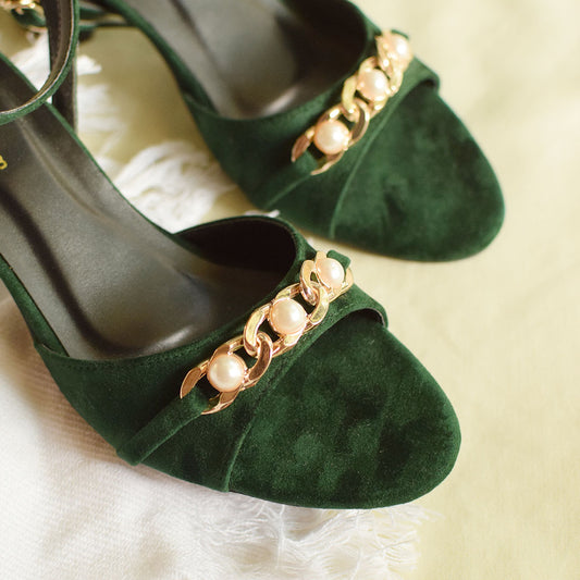 Fairy Lights Sandal - Green