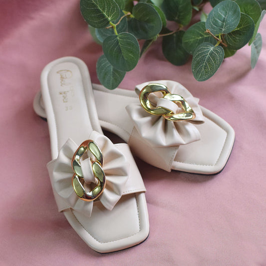 Vanilla Kisses - Slides - Beige