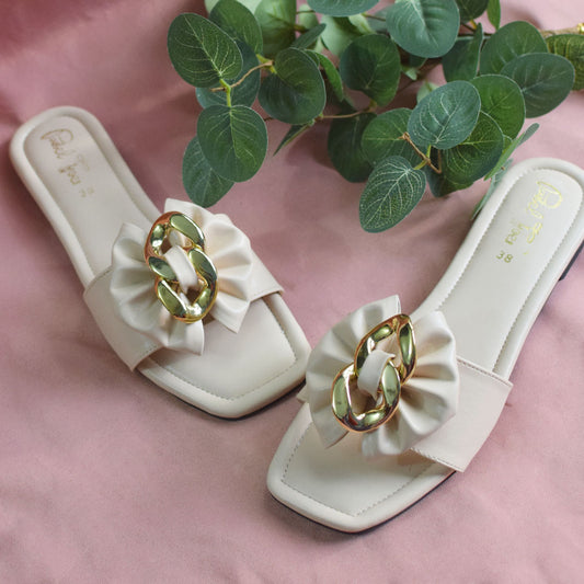 Vanilla Kisses - Slides - Beige