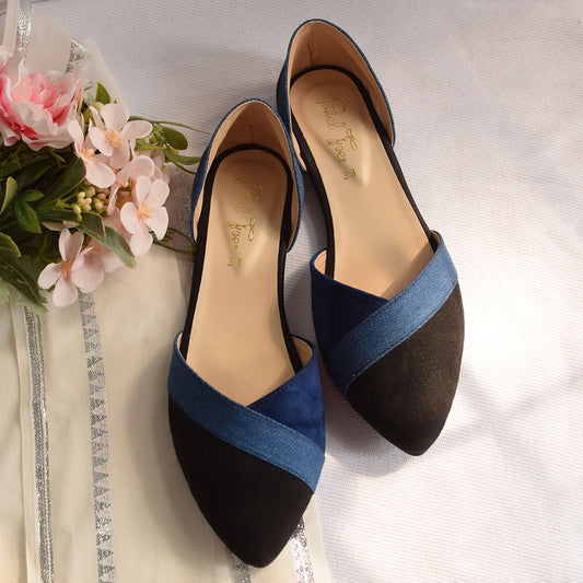 Denim Ballerina Flat